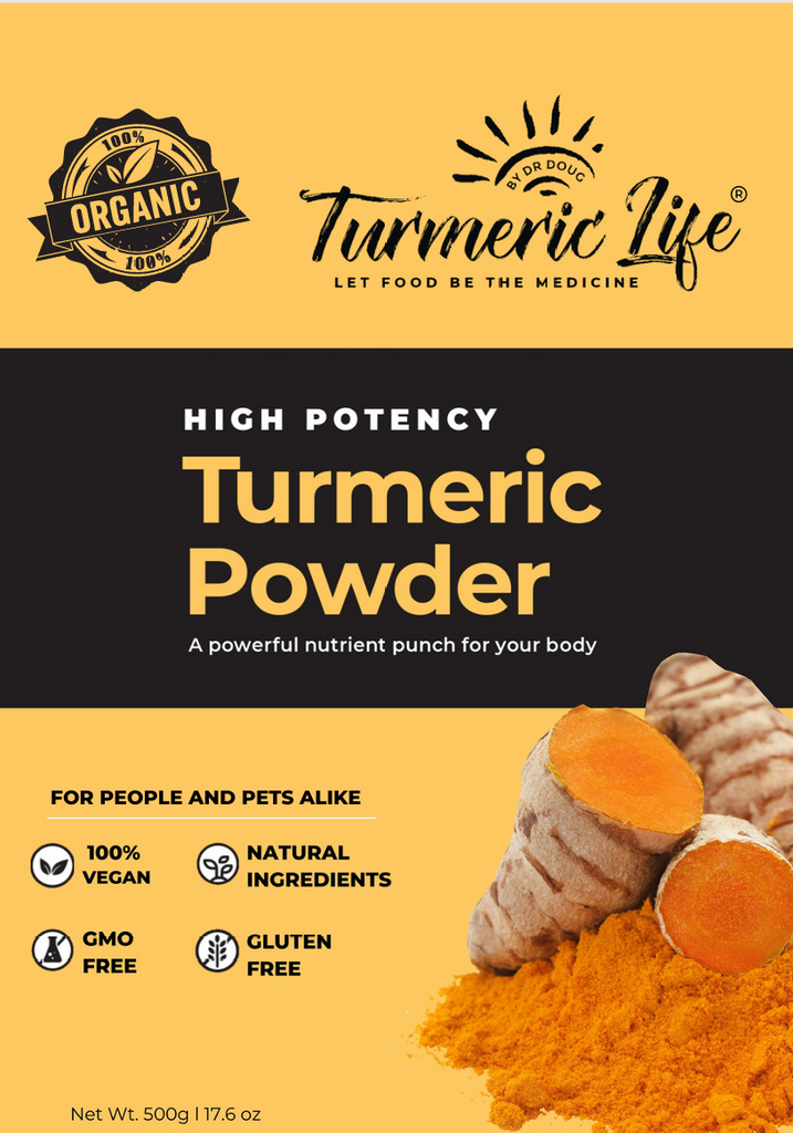 Turmeric Powder for Humans and Dogs